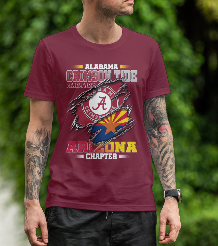 Alabama Crimson Tide Territory Arizona Chapter T-Shirt