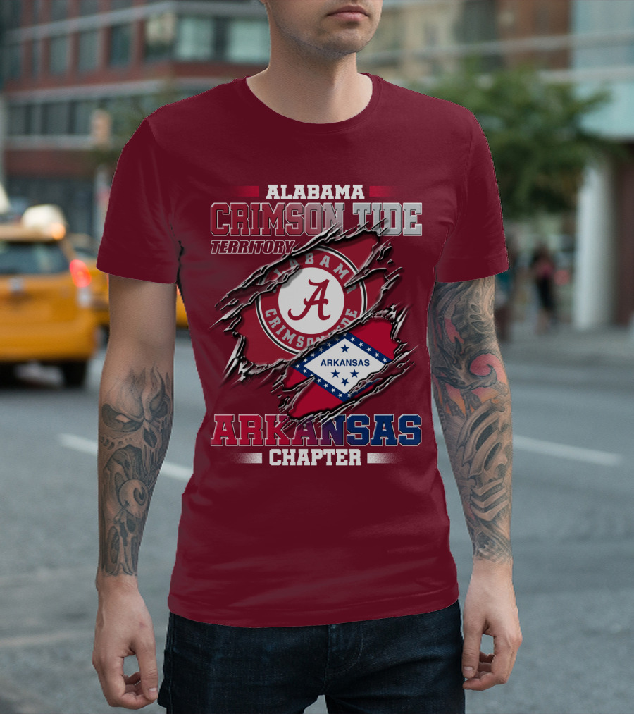 Alabama Crimson Tide Territory Arkansas Chapter T-Shirt