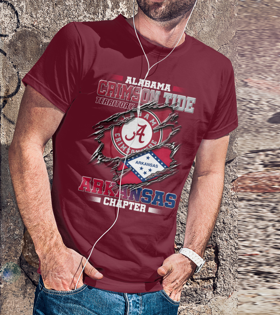 Alabama Crimson Tide Territory Arkansas Chapter T-Shirt