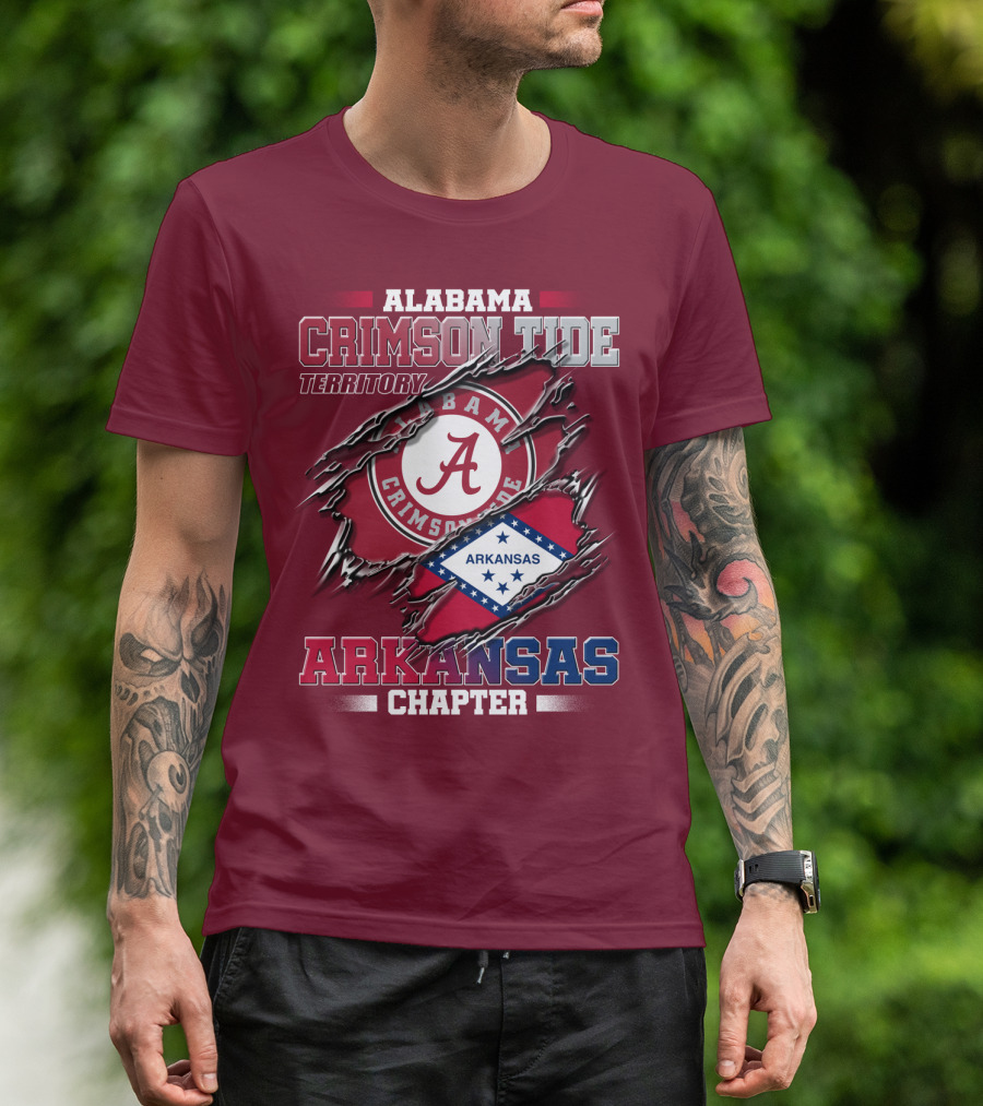 Alabama Crimson Tide Territory Arkansas Chapter T-Shirt