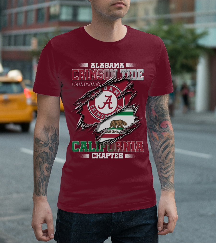 Alabama Crimson Tide Territory California Chapter T-Shirt