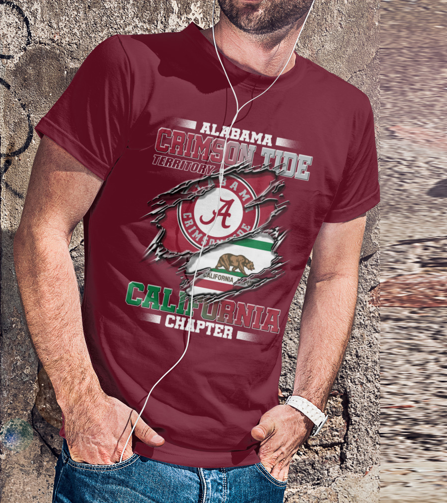 Alabama Crimson Tide Territory California Chapter T-Shirt