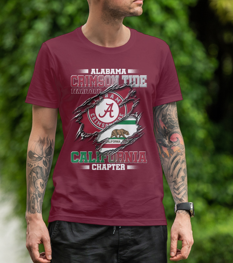 Alabama Crimson Tide Territory California Chapter T-Shirt