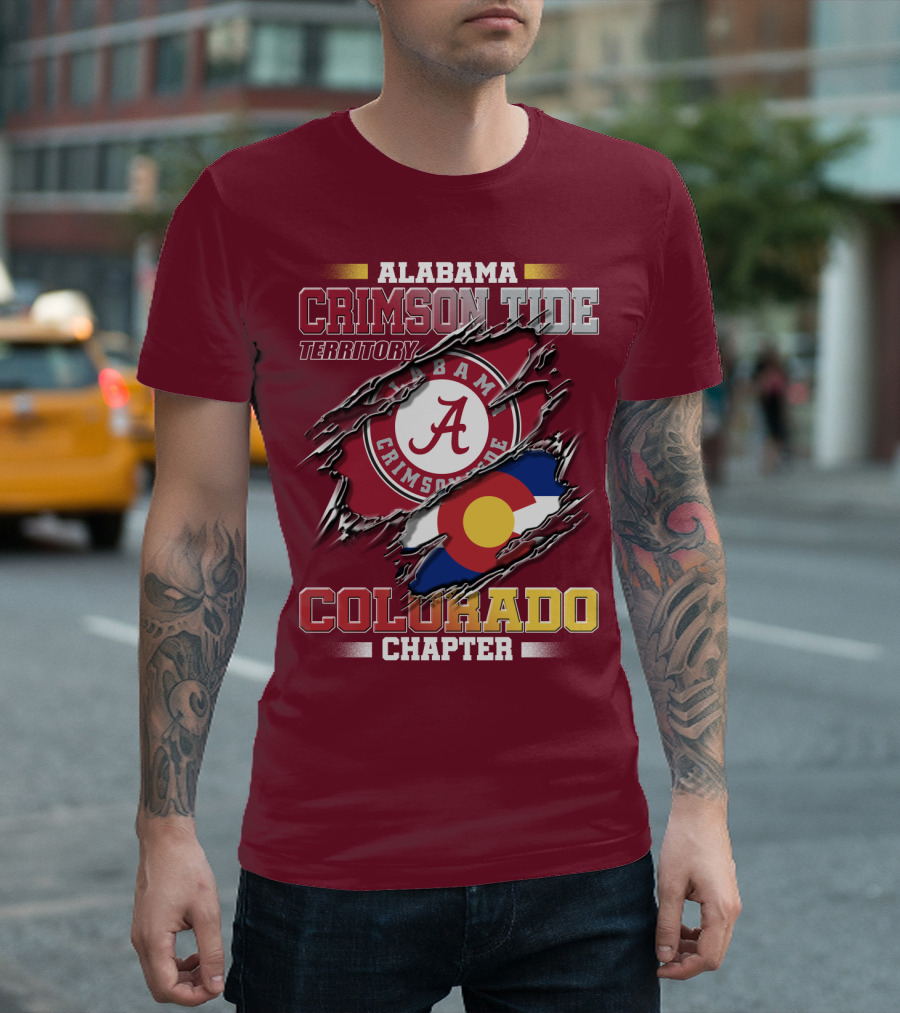 Alabama Crimson Tide Territory Colorado Chapter T-Shirt