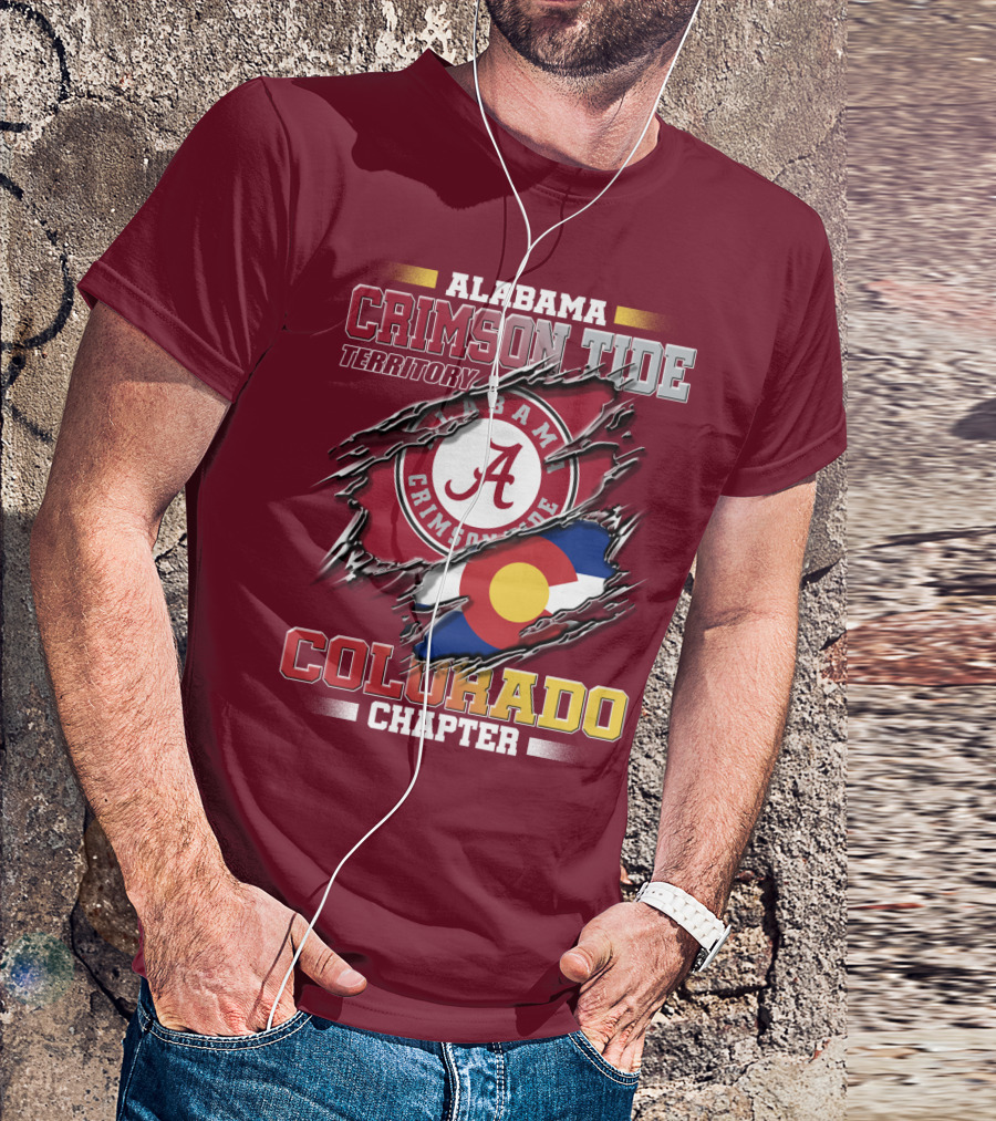 Alabama Crimson Tide Territory Colorado Chapter T-Shirt