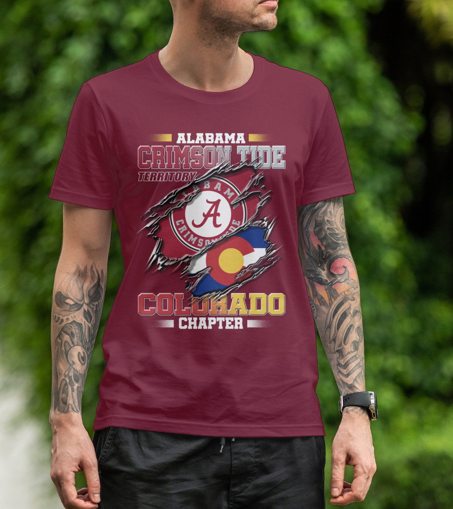 Alabama Crimson Tide Territory Colorado Chapter T-Shirt