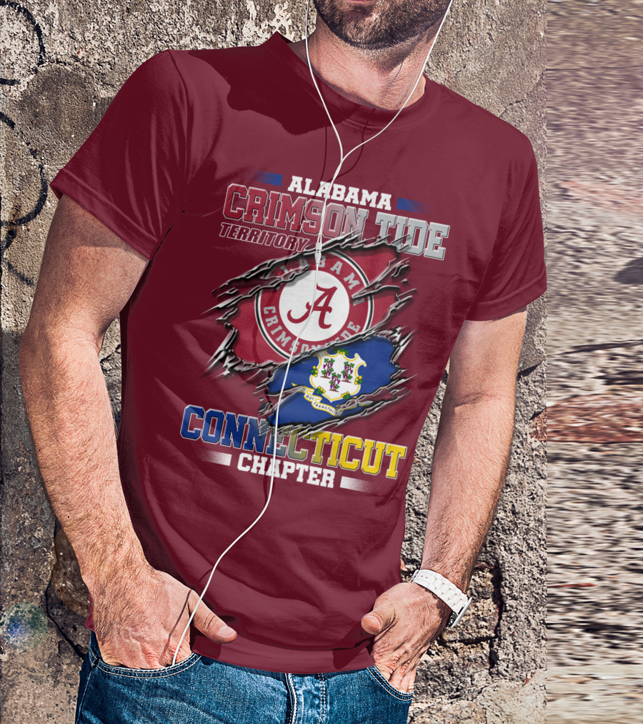 Alabama Crimson Tide Territory Connecticut Chapter T-Shirt