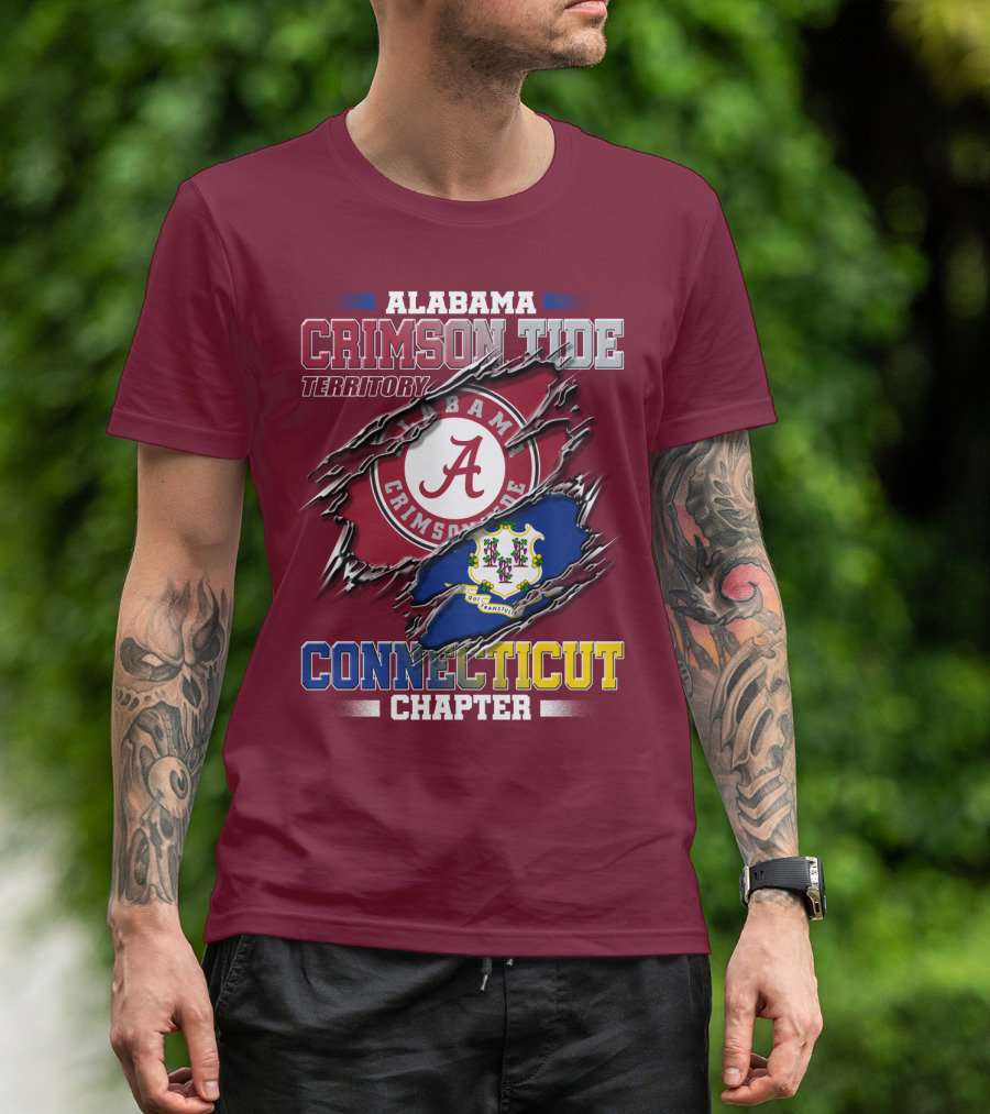 Alabama Crimson Tide Territory Connecticut Chapter T-Shirt