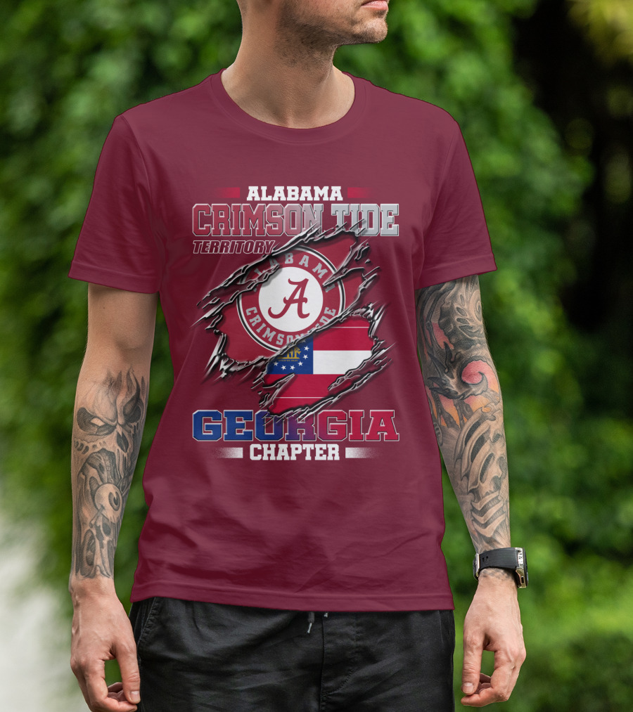 Alabama Crimson Tide Territory Georgia Chapter T-Shirt