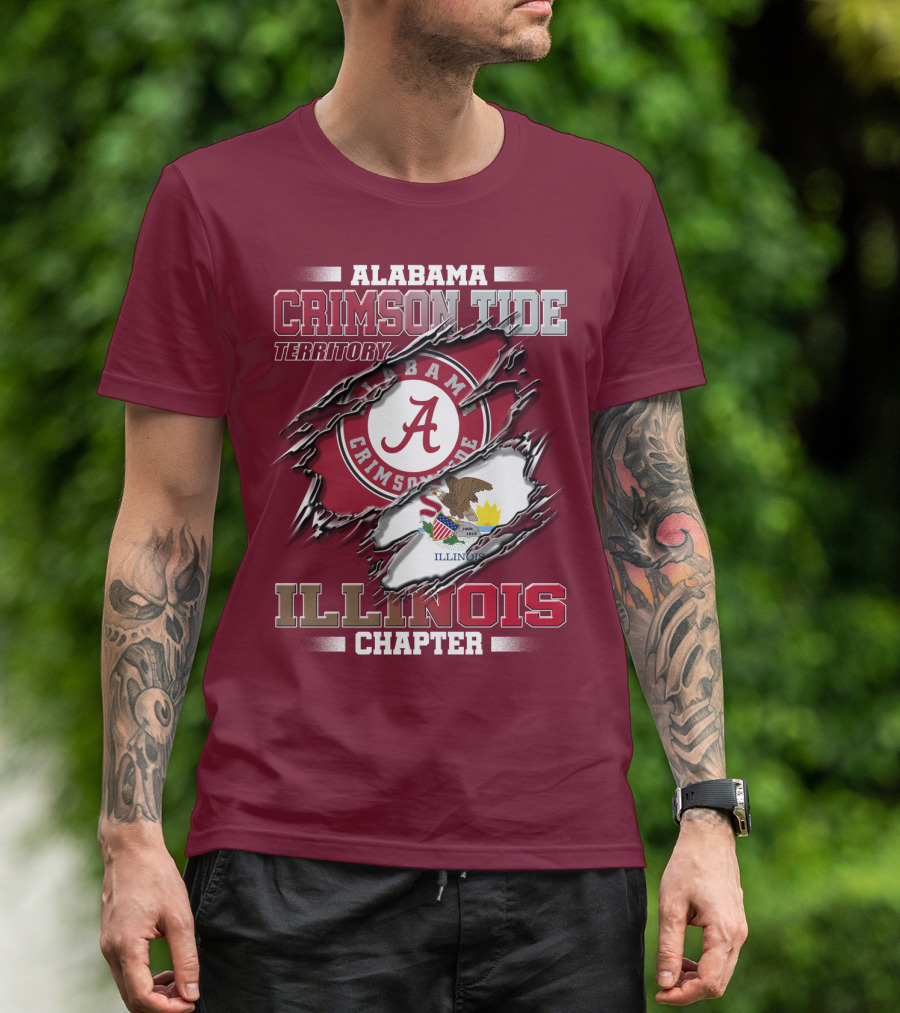 Alabama Crimson Tide Territory Illinois Chapter T-Shirt