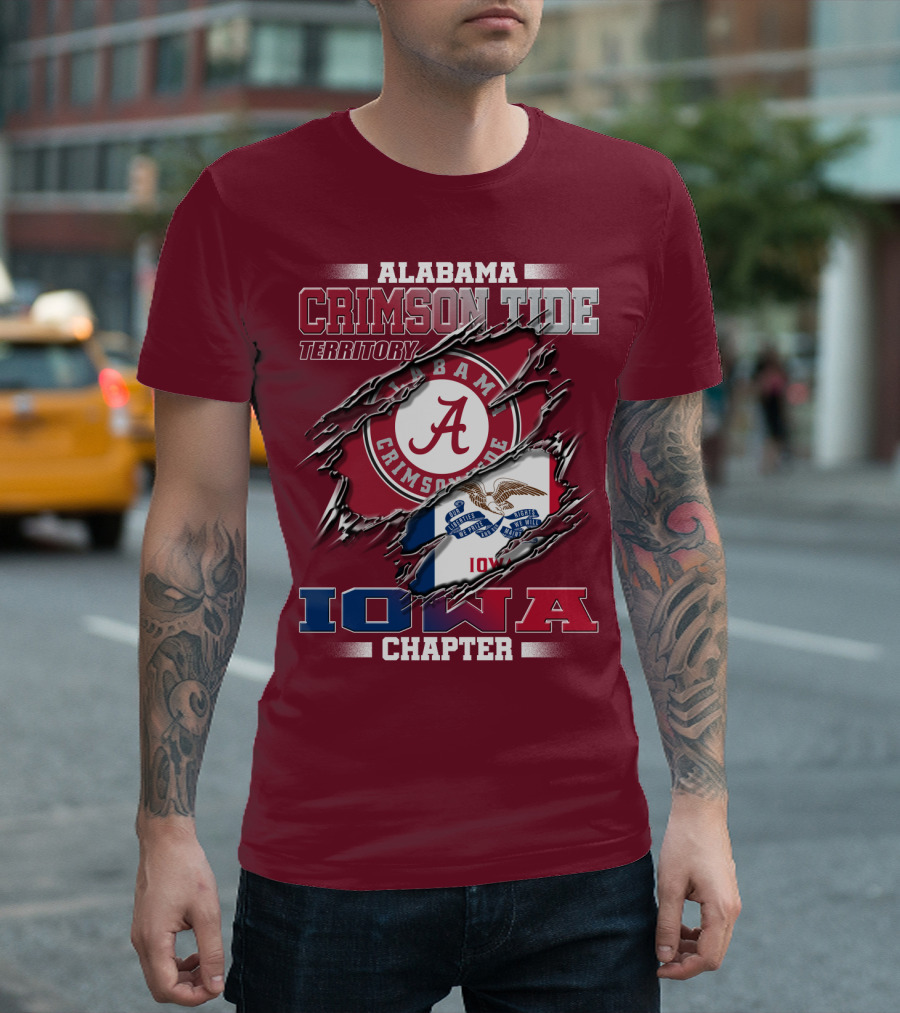 Alabama Crimson Tide Territory Iowa Chapter T-Shirt