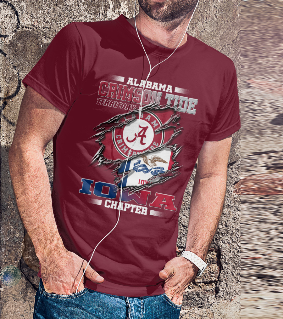 Alabama Crimson Tide Territory Iowa Chapter T-Shirt