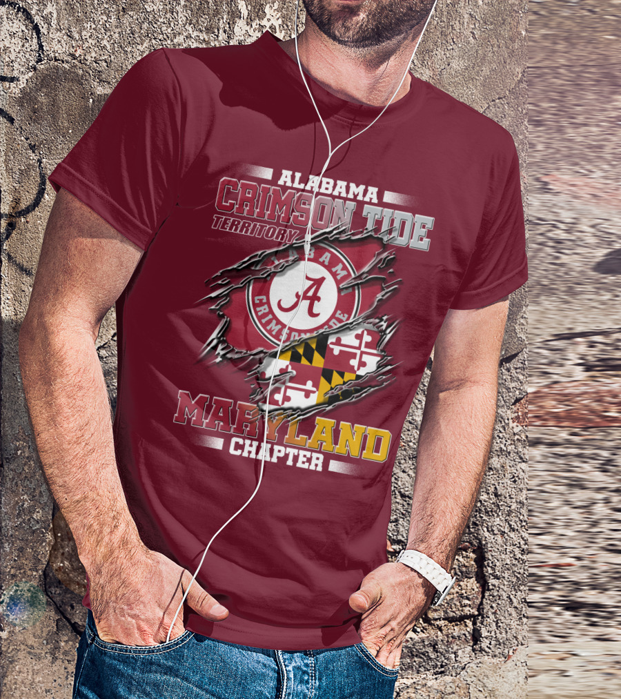 Alabama Crimson Tide Territory Maryland Chapter T-Shirt