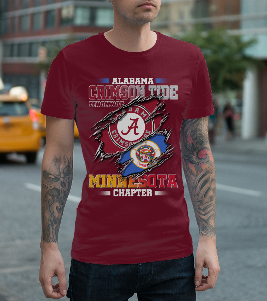 Alabama Crimson Tide Territory Minnesota Chapter T-Shirt