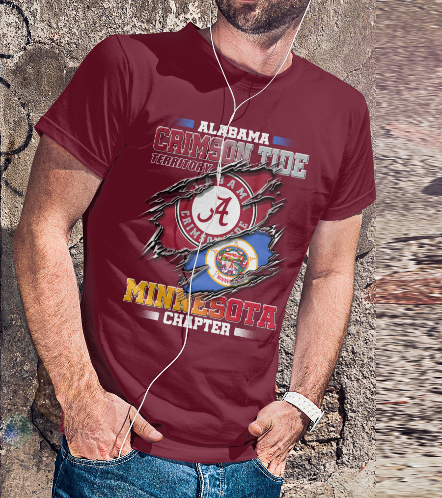 Alabama Crimson Tide Territory Minnesota Chapter T-Shirt