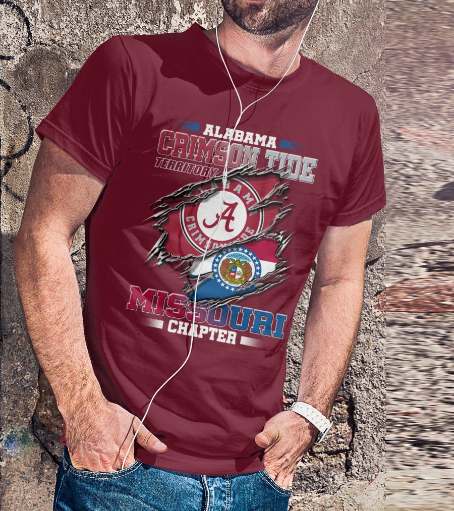 Alabama Crimson Tide Territory Missouri Chapter T-Shirt