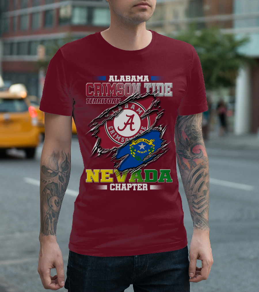 Alabama Crimson Tide Territory Nevada Chapter T-Shirt