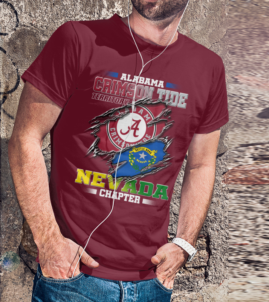 Alabama Crimson Tide Territory Nevada Chapter T-Shirt
