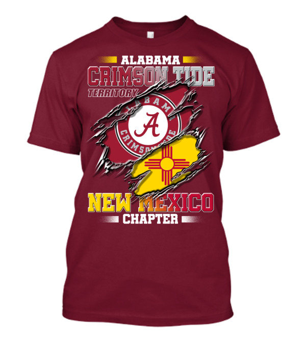 Alabama Crimson Tide Territory New Mexico Chapter T-Shirt