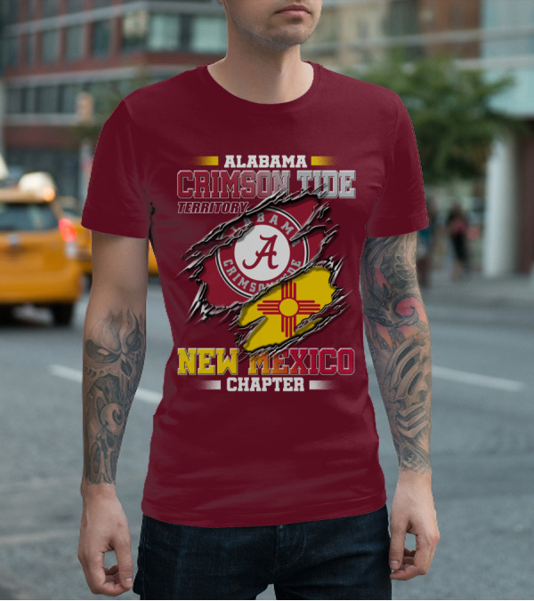 Alabama Crimson Tide Territory New Mexico Chapter T-Shirt