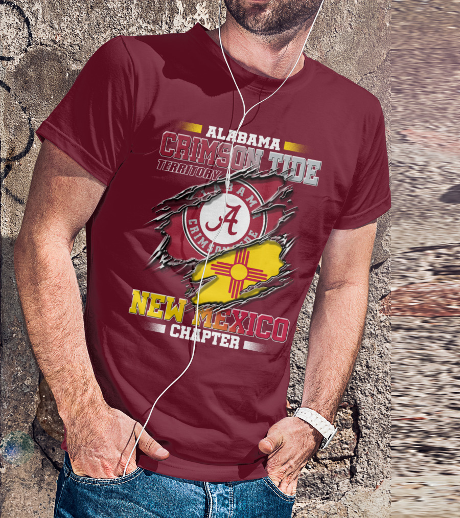 Alabama Crimson Tide Territory New Mexico Chapter T-Shirt