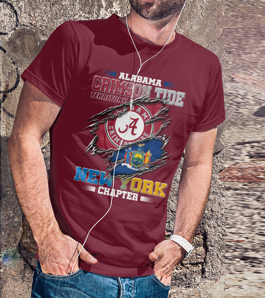 Alabama Crimson Tide Territory New York Chapter T-Shirt