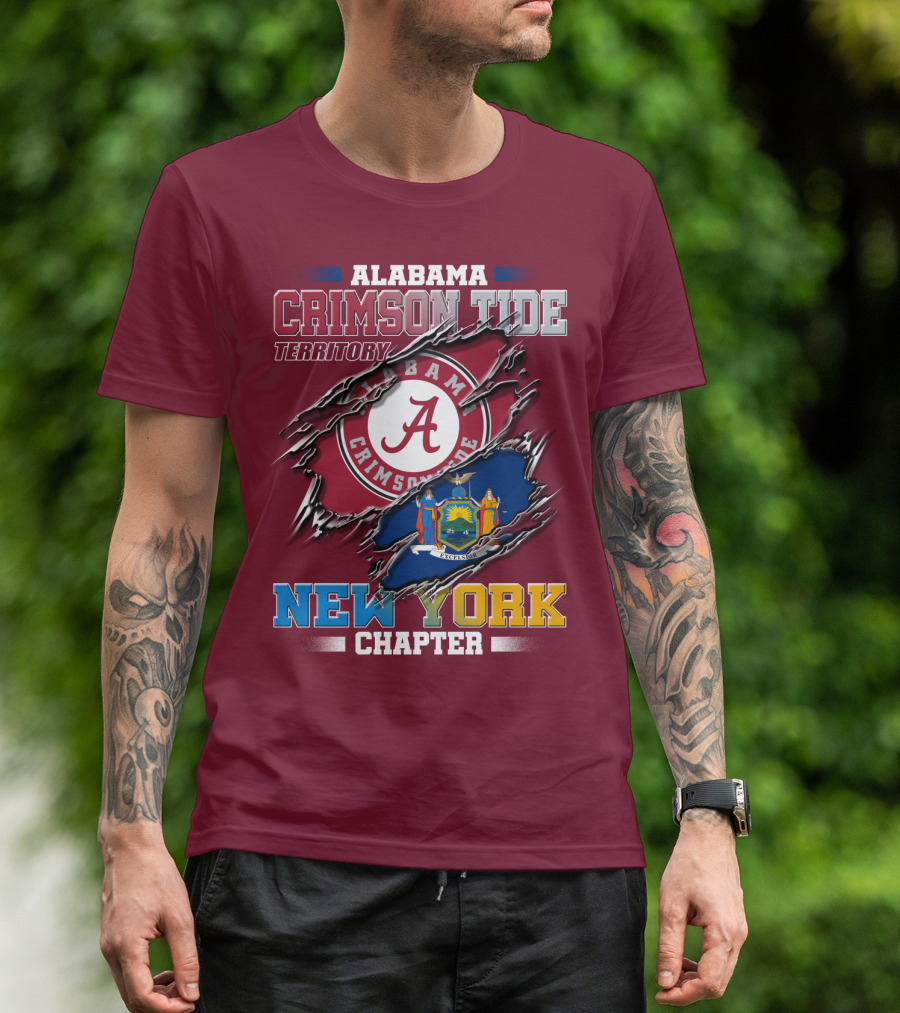 Alabama Crimson Tide Territory New York Chapter T-Shirt