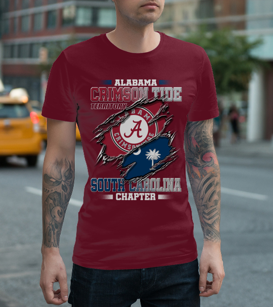 Alabama Crimson Tide Territory South Carolina Chapter T-Shirt