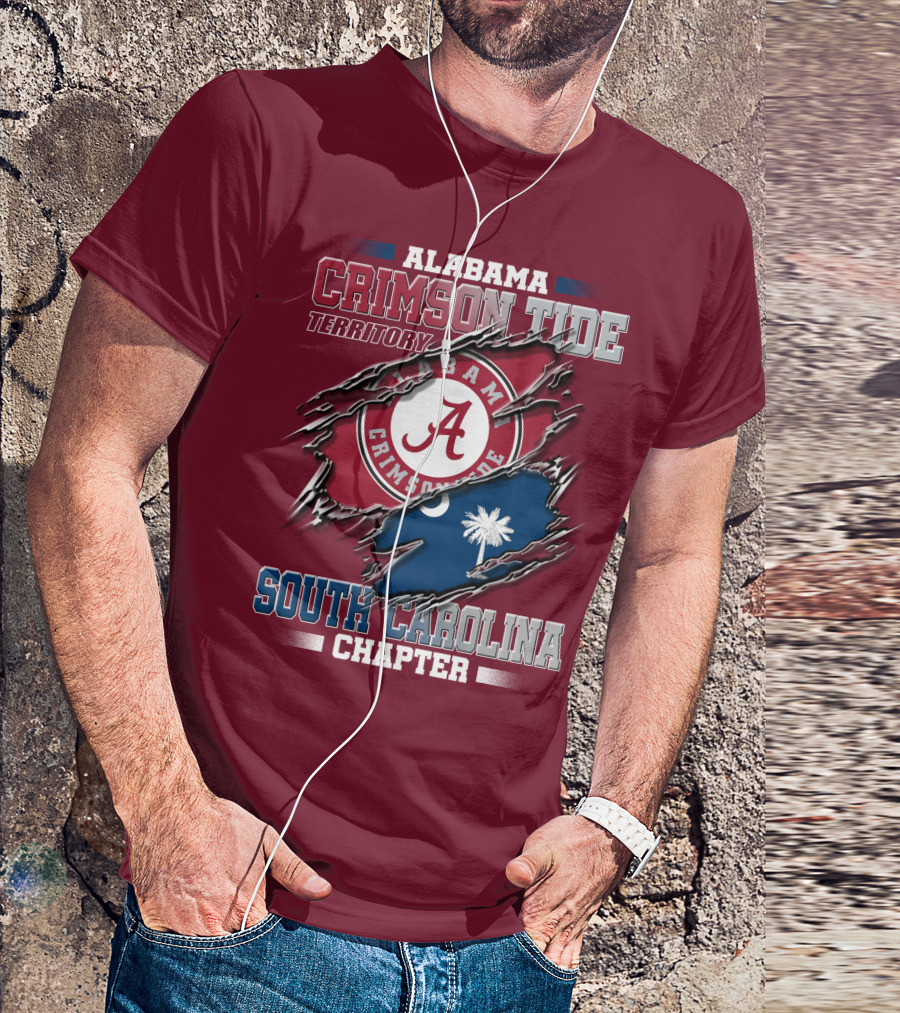 Alabama Crimson Tide Territory South Carolina Chapter T-Shirt