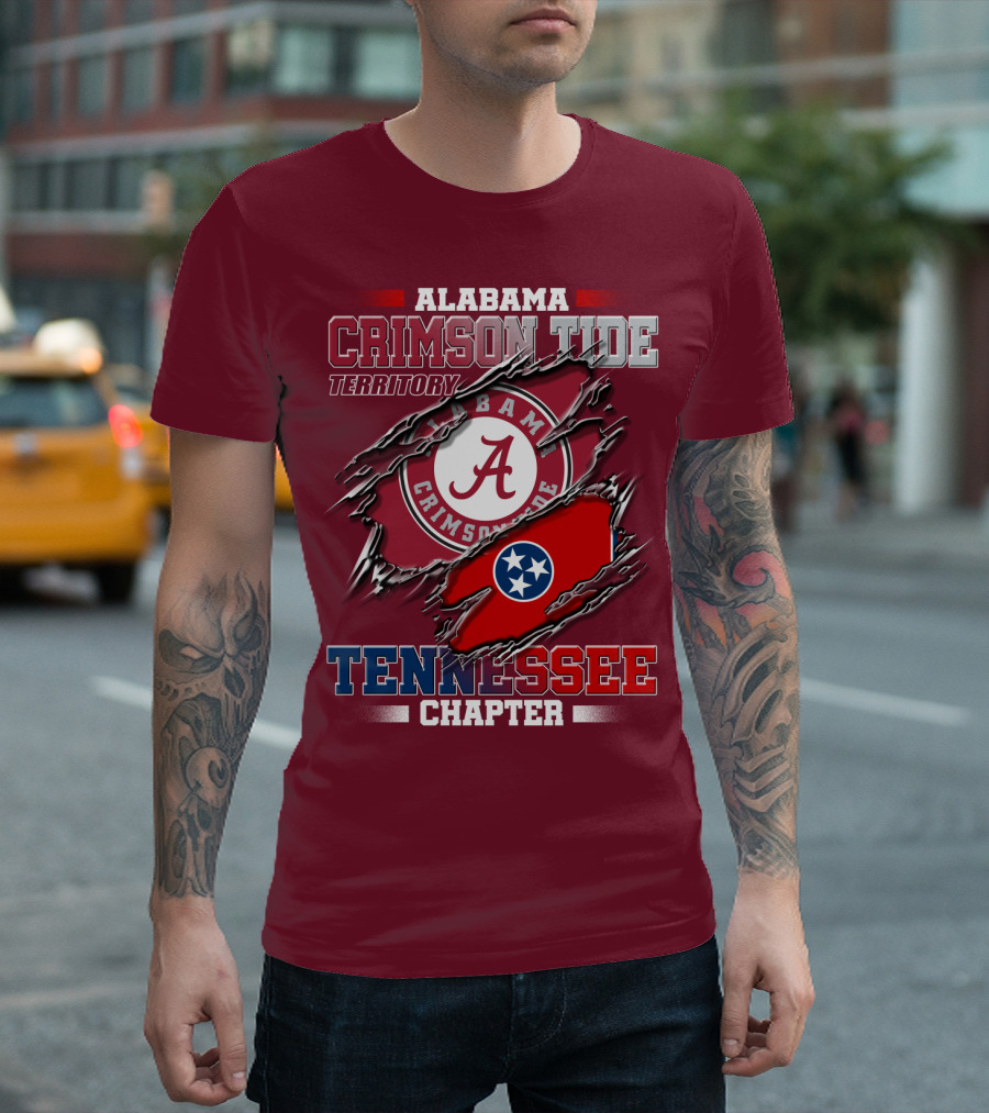 Alabama Crimson Tide Territory Tennessee Chapter T-Shirt