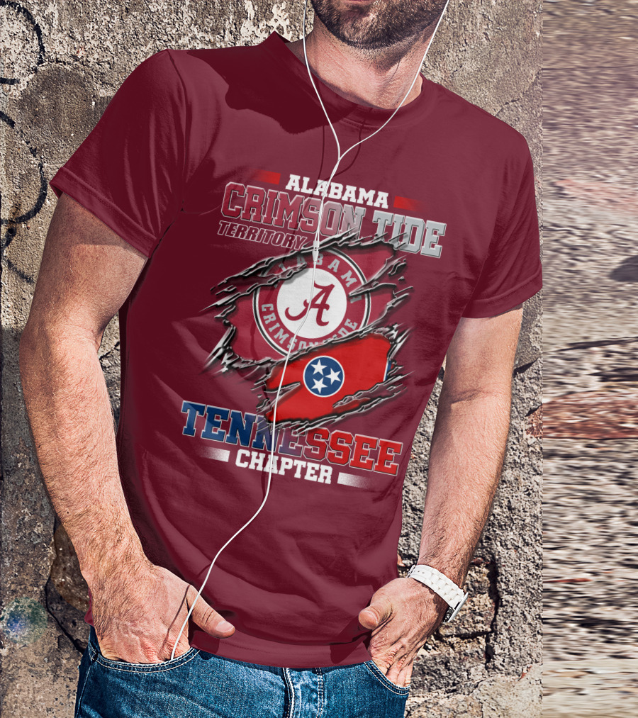 Alabama Crimson Tide Territory Tennessee Chapter T-Shirt