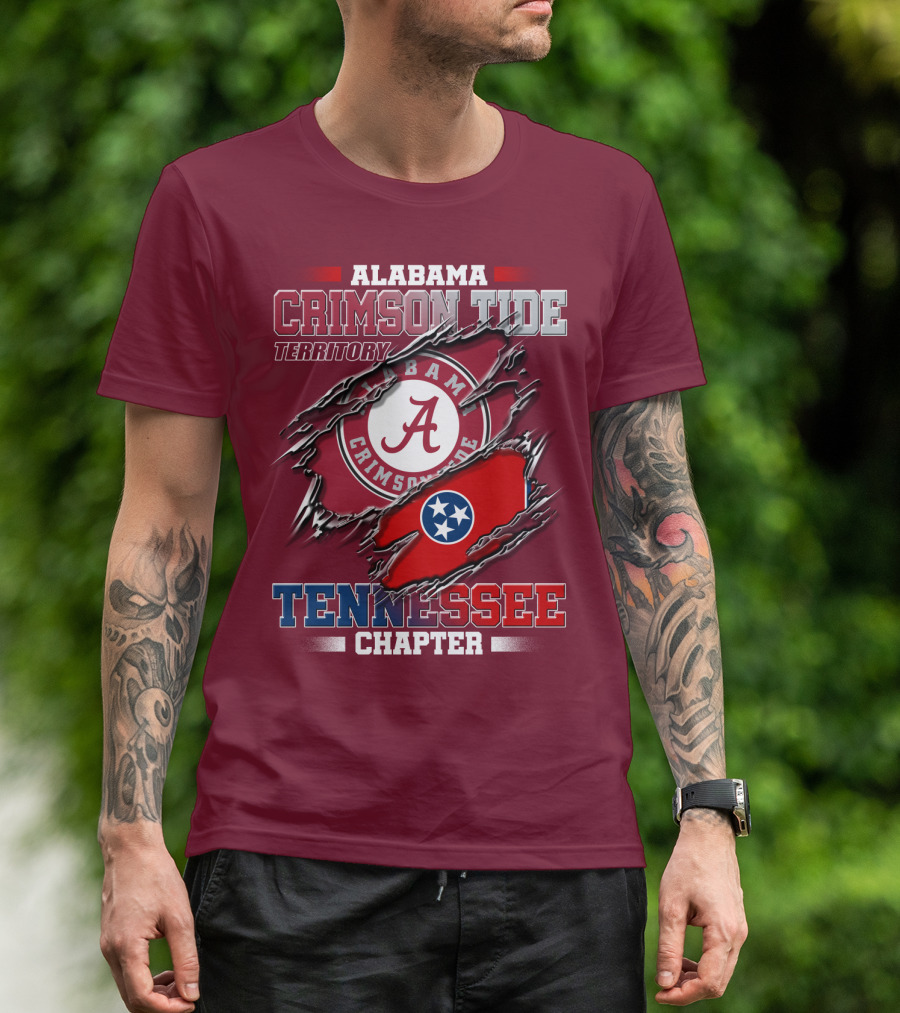 Alabama Crimson Tide Territory Tennessee Chapter T-Shirt