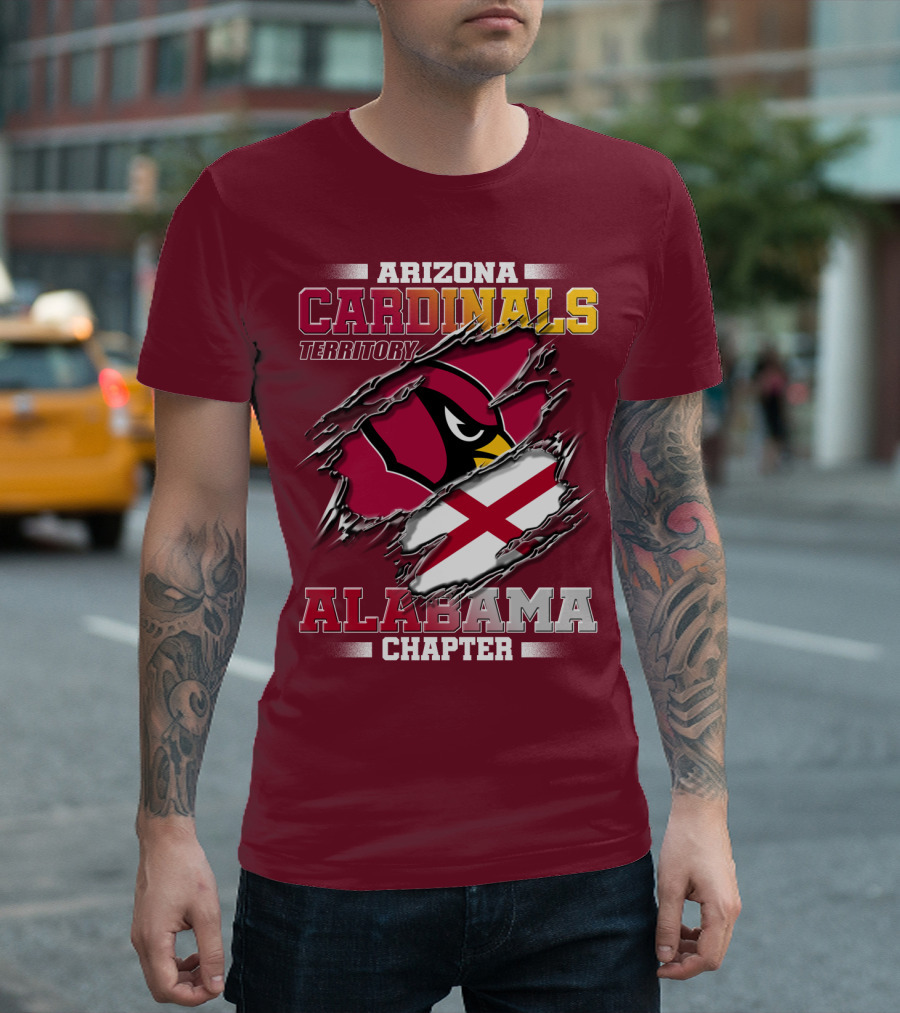 Arizona Cardinals Territory Alabama Chapter T-Shirt