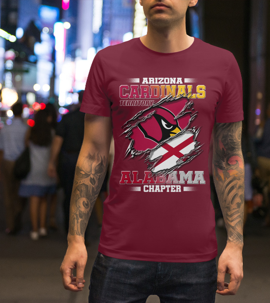 Arizona Cardinals Territory Alabama Chapter T-Shirt