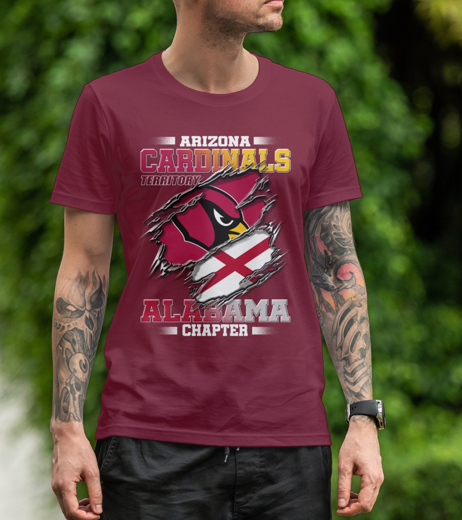 Arizona Cardinals Territory Alabama Chapter T-Shirt