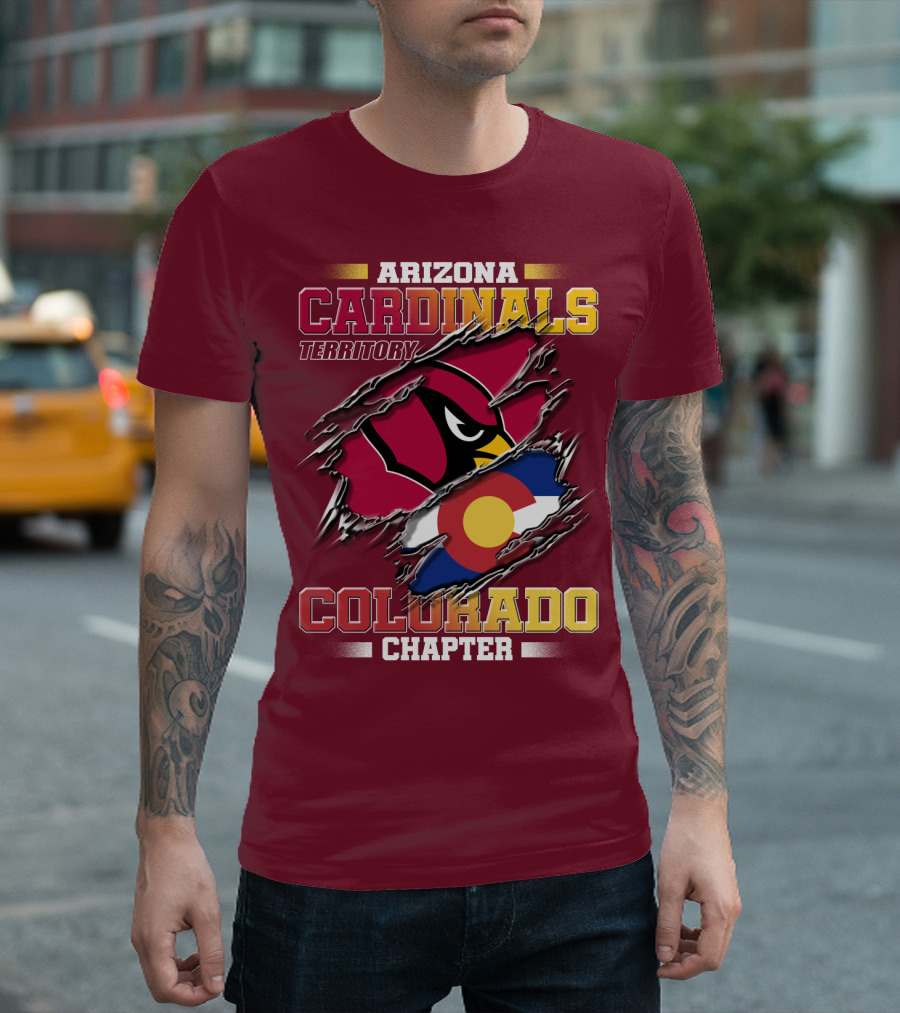 Arizona Cardinals Territory Colorado Chapter T-Shirt