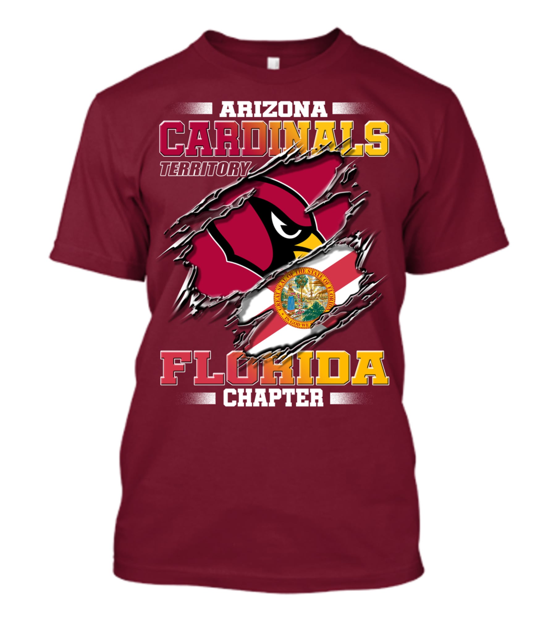 Arizona Cardinals Territory Florida Chapter T-Shirt