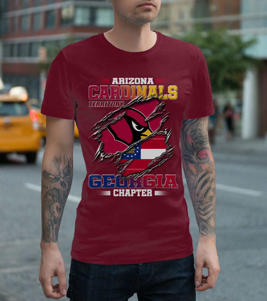 Arizona Cardinals Territory Georgia Chapter T-Shirt