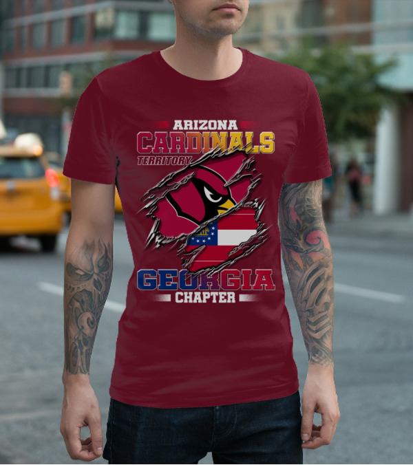 Arizona Cardinals Territory Georgia Chapter T-Shirt