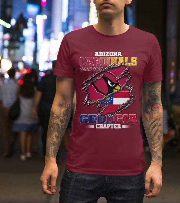 Arizona Cardinals Territory Georgia Chapter T-Shirt