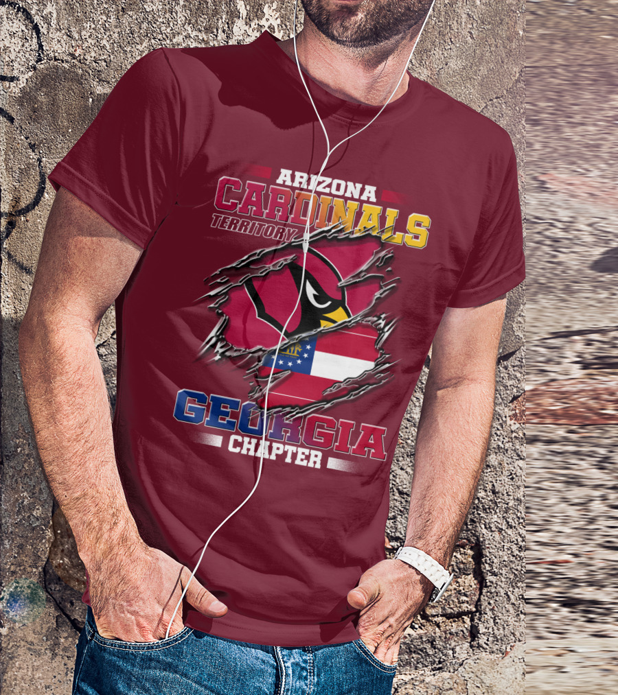 Arizona Cardinals Territory Georgia Chapter T-Shirt