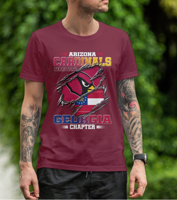 Arizona Cardinals Territory Georgia Chapter T-Shirt