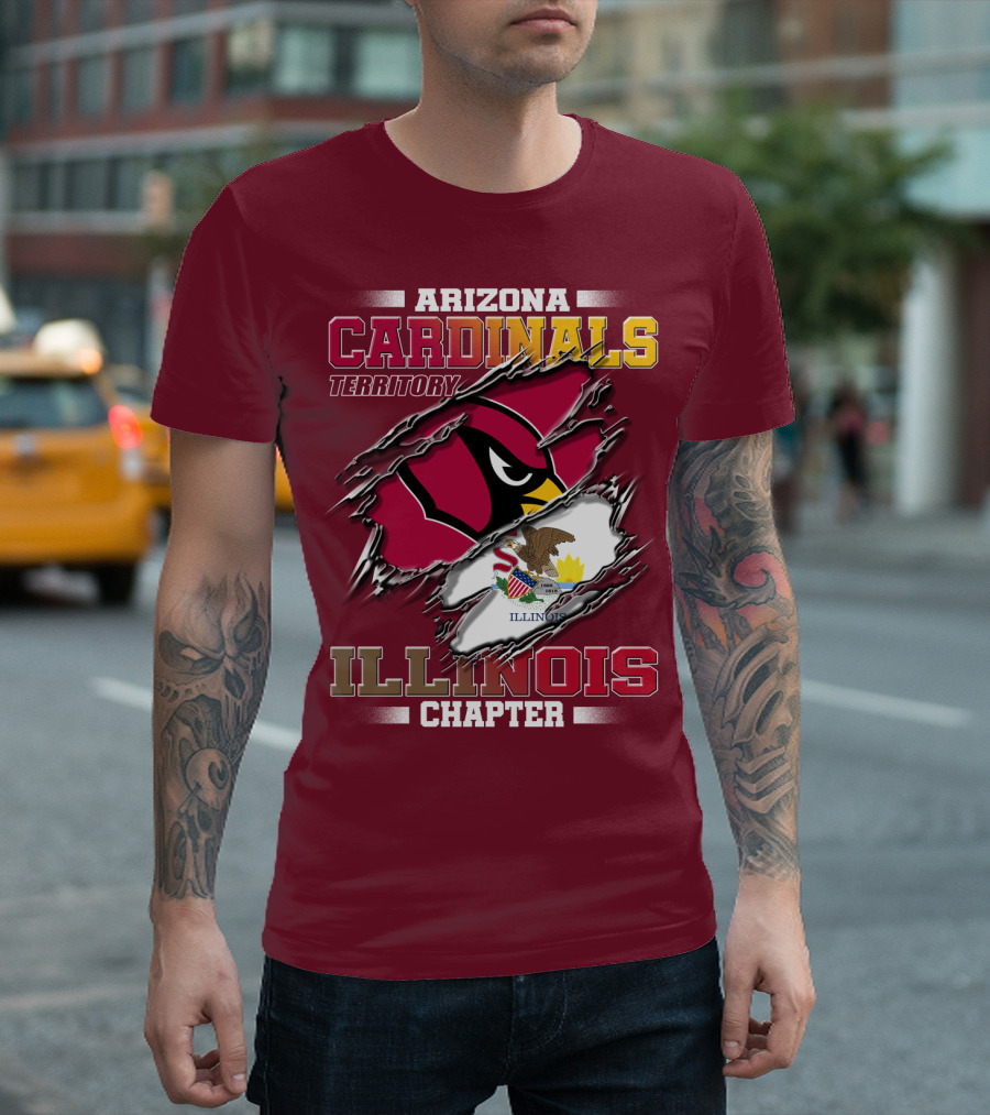 Arizona Cardinals Territory Illinois Chapter T-Shirt