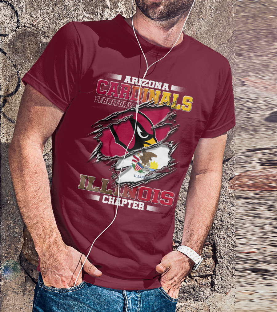 Arizona Cardinals Territory Illinois Chapter T-Shirt
