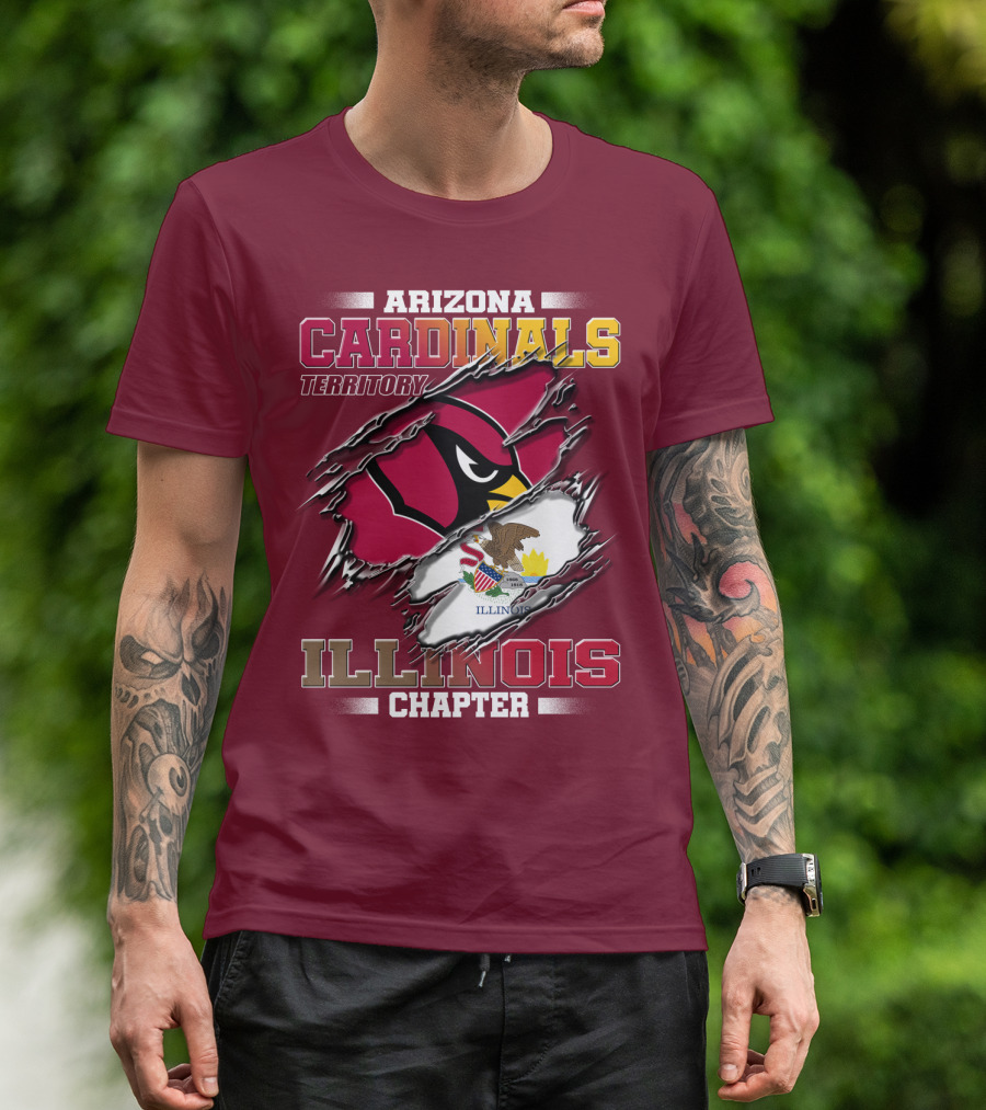 Arizona Cardinals Territory Illinois Chapter T-Shirt