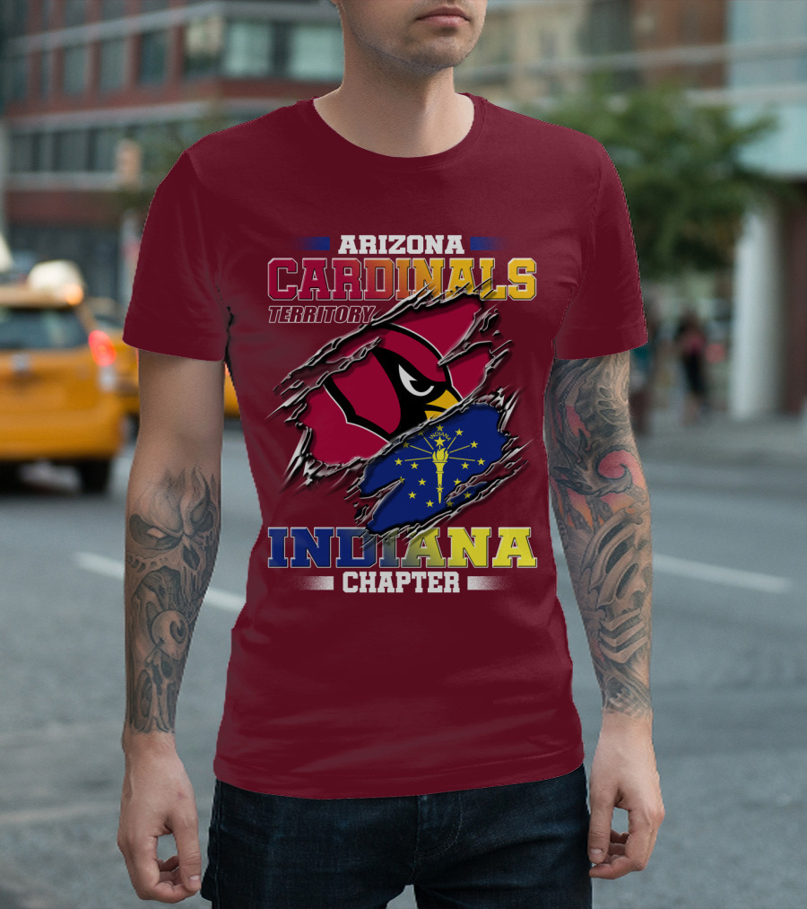 Arizona Cardinals Territory Indiana Chapter T-Shirt
