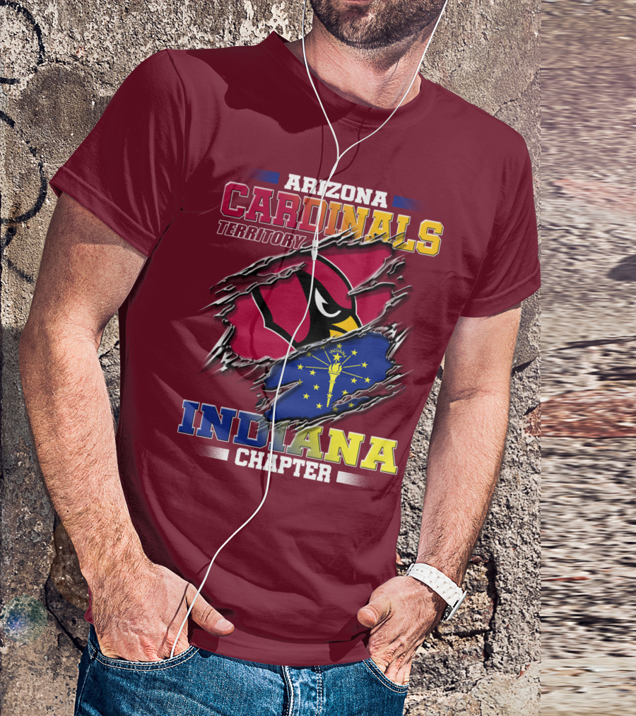 Arizona Cardinals Territory Indiana Chapter T-Shirt