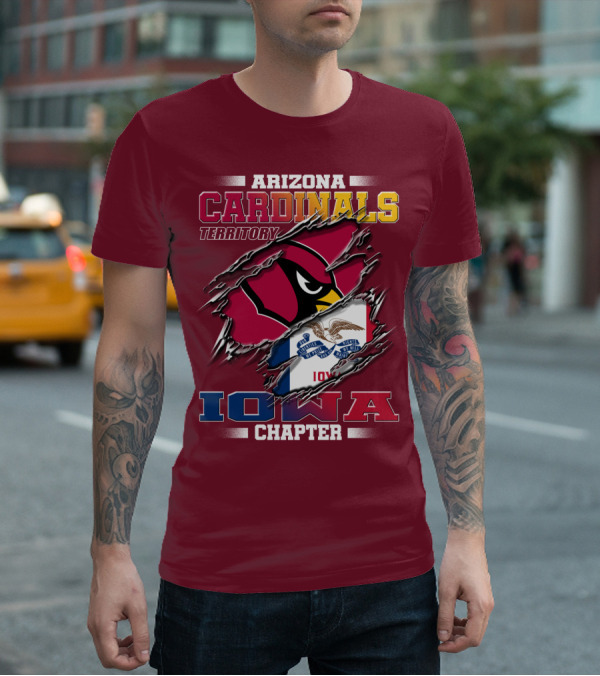 Arizona Cardinals Territory Iowa Chapter T-Shirt