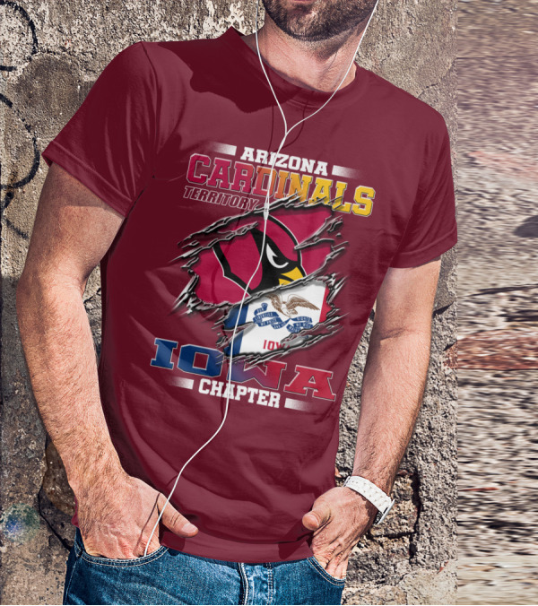 Arizona Cardinals Territory Iowa Chapter T-Shirt
