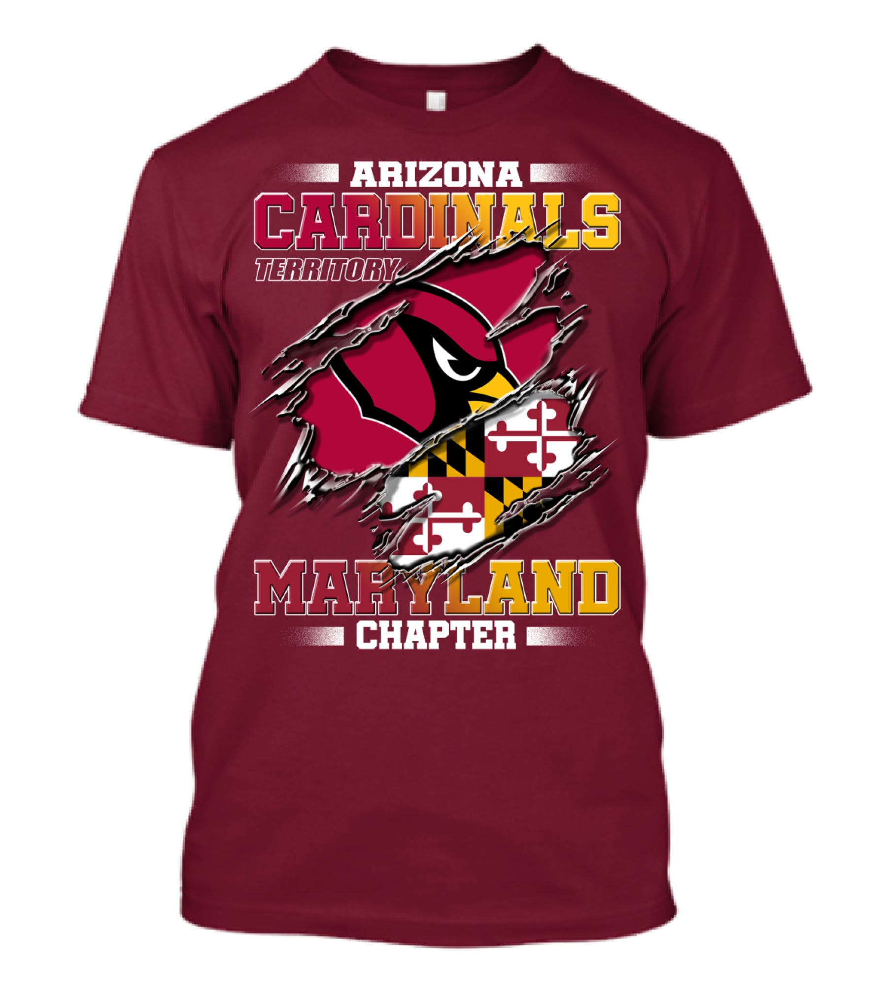 Arizona Cardinals Territory Maryland Chapter T-Shirt